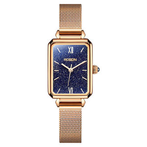 劳士顿(rosdn)手表小众绿色方形手表女款女女表复古小绿表ins.