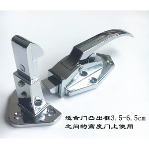 新品定做冷冻库凸门锁把手烘烤箱门锁工业碰锁6寸锁拉手冷库小门