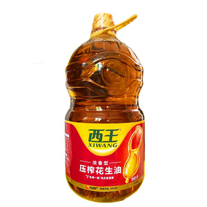 西王花生油5l浓香花生油压榨一级物理压榨包邮