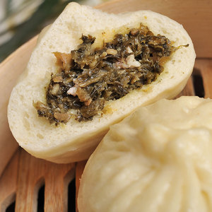 【雪菜包】五亭包子扬州特产速冻雪菜肉包早餐30