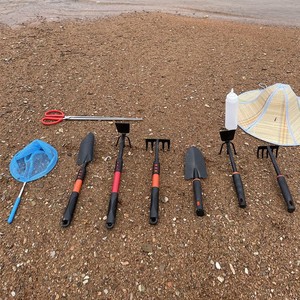 111人付款淘宝不锈钢耙子海边挖蛤蜊水草海蛎子蛏子神器赶海工具套装