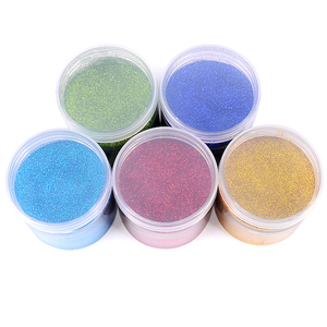 儿童花型炫彩闪粉金粉画沙画手工亮i片材料制作闪光粉金葱粉