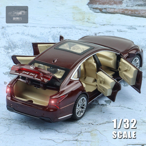 1:32凌志LS500H合金汽车模型仿真小轿车摆件开门声光金属玩具小车
