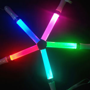 led五角星爆亮荧光棒应n援wota艺打call lovelive电池动漫萤光棒