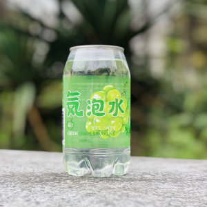 熊古屋气泡水桃汽水350ml青瓜荔枝葡萄味碳酸饮料夏日
