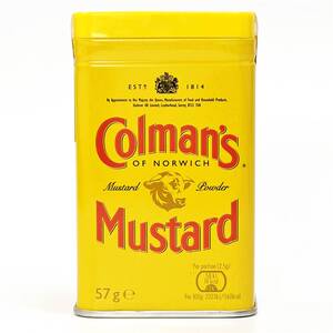 英国牛头牌黄芥末粉西餐料理colmans of norwich mustard powder