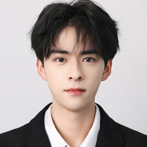 中分假发男全头套式男士短发韩版帅气三七微分刘海男生仿真人发套