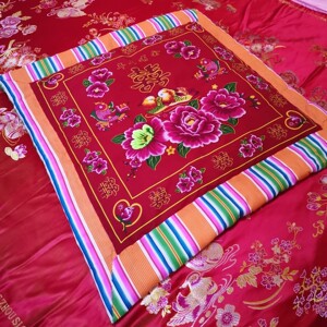 被子纯手工小包被棉花包边包被宝宝小被子传统包被民族风复古怀旧