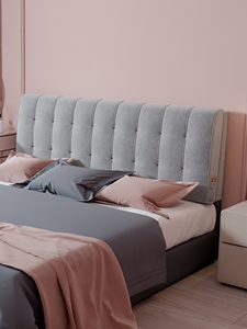 木质床头软包2021网红踏踏米高端硬改靠垫轻奢背塌塌旧造翻新地台