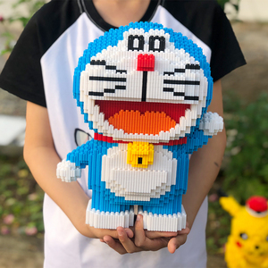 哆啦a梦乐高积木拼装玩具男孩12岁以上成年高难度女孩系列叮当猫