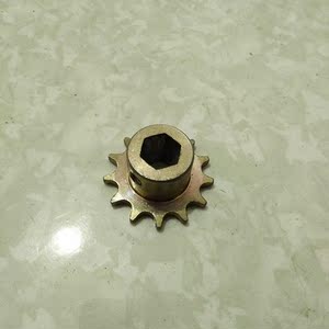 农机播种机配件齿轮链轮13齿六方孔17mm小麦/玉米播种机通用链轮