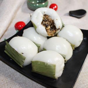 四川特产叶儿粑宜宾红桥猪儿粑火锅店特色糯米糕点粑芽菜肉馅小吃