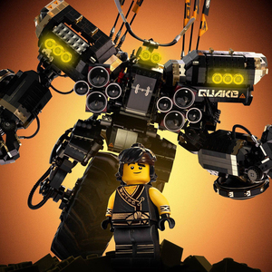 兼容乐高70632幻影忍者寇的大地威能机甲 男孩子拼装积木儿童玩具