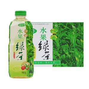 娃哈哈水果绿茶1kg*6瓶夏日解渴水果茶蜂蜜哇哈饮料饮品整箱包邮