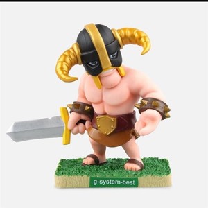 部落冲突守护者皇室战争游戏周边手办g公仔玩具皮卡兵人桌面小摆