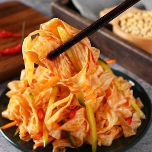 豆皮3斤装大豆素肉豆制品手工素炒油豆皮辣烫凉拌豆皮散装