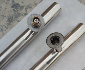 简约大门拉手圆管加厚中沙白钢z玻璃门把手中式不锈钢玻璃门大门