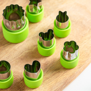 花样创意菜品h摆盘装饰切菜水果造型模具果蔬压花辅食切花器具