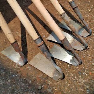 锄头老式农用锄地锄头除草手工锻打河南老式锄头种地工具家用农