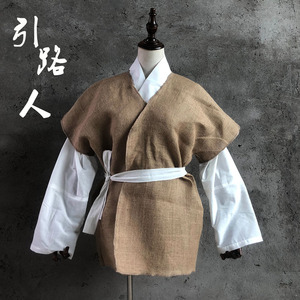 引路人麻衣孝服孝衣传统白事服装孝子衣服披麻戴孝丧服丧葬衣服