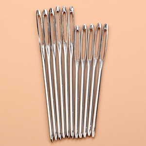 针大眼针刺绣手工针针金针不锈钢粗k针头尾十字绣用针钝瓶