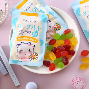 小牛顿牛博士橡皮糖乳酸菌水果味qq软糖散装糖果批发500g儿童零食