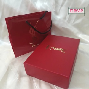 YSL圣罗兰口红盒香水盒气垫礼品袋小金条纸盒包装空盒专柜手提袋