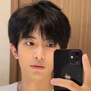 韩式自然碎盖头假发蓬松空气刘海高级感百搭盖头男士前额齐耳式潮