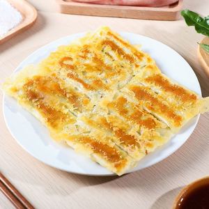 特别菜园锅贴槐花荠菜蒲公英猪肉馅脆皮速冻食品营养早餐煎饼薄脆