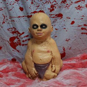 万圣节吓人婴儿恐怖娃娃鬼屋密室逃整人恶魔娃娃场地布置装饰道具