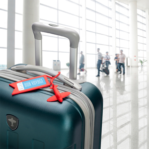 博物×OTOTO趣味飞机硅胶行李牌旅行箱吊牌创意简约可爱防丢挂件