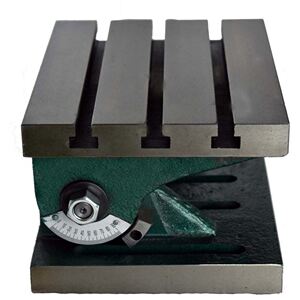 可倾斜角度工作台90度垂直旋转台铣床加工中心磨床cnc铣台t型块槽