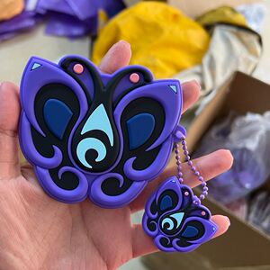 巴啦小魔仙镜子黑盒严莉变身器便携紫色卡通日式化妆个性创意可爱