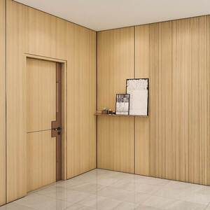 竹木纤维集成墙板快装护墙板装饰自装无缝木纹装修板材扣板墙面