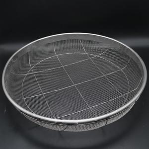 油菜籽过滤网筛子不锈钢圆形漏筛网油菜籽洗菜篮过滤网沥水筛漏盆