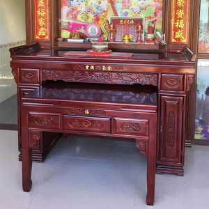 实木香案佛桌经济型三层财神爷桌子厦门鑫旺莱木制品有限公司106