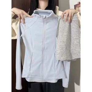 LIASYNN 2024春季新款长袖t恤女韩版修身显瘦运动跑步健身瑜伽服