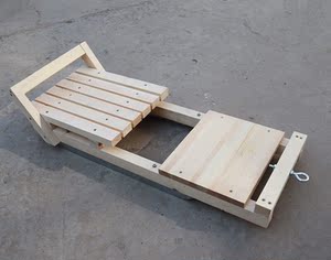 儿童冰车实木