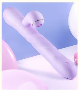 新款 包邮5频伸缩震动棒吮吸转珠女自慰器按摩硅胶玩具成人性用品