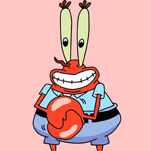 卡通动画蟹老板图片一分钱壁纸0.01商品自动发货素材库