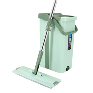 妙佳刮刮乐拖把m9家用一拖净38cm拖地神器干湿懒人免手洗平板拖把