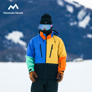 Mountain Moods单双板3L专业防水防风保暖男女滑雪上衣套装滑雪服