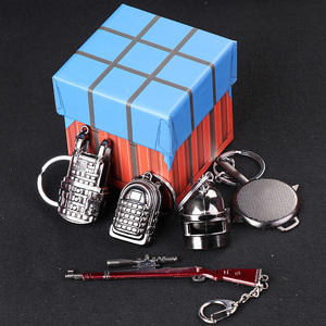 吃鸡玩具绝地求生模型手办98k三级头全套武器黄t金限量版迷你挂件