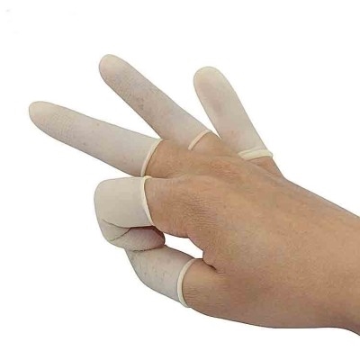 会计纹绣薄点钞专指用套护手指耐磨橡胶皮n财务护手套护指收银员