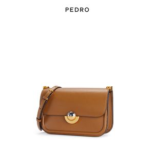 pedro焦糖小方包拼色豆腐包单肩包斜挎包女包pw2-76390068