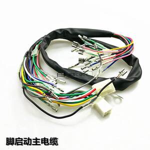 嘉陵摩托配件 嘉陵70 jh70 助力48型全车线路 电起动脚动原装正品