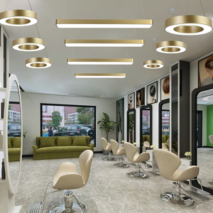 网红美发店超亮吊灯发廊理发店专用灯具led长条灯店铺商用装饰灯