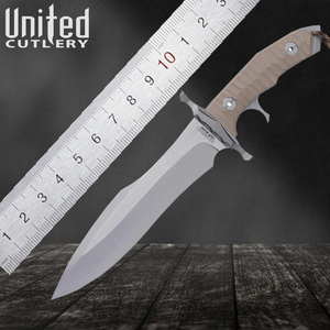 正品美国联合rambo兰博5第一滴血高端收藏united蓝波户外野营小刀