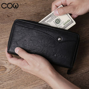 cow男士长款钱包
