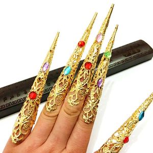 千手观音古装古代风手指甲套假长护甲套宫廷清朝成人儿童皇后贵妃